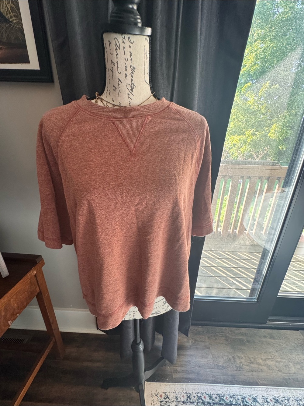 Prana Relaxed Short-Sleeve - Rusty Terracotta top